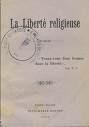 LE LIBERTE RELIGIEUSE